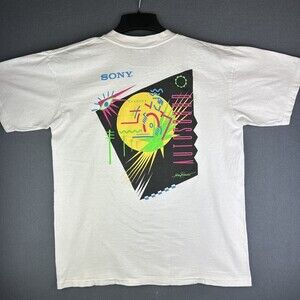 🔊 Sony Autosound Promo T-Shirt Single Stitch XL Vintage 90’s Japan VERY RARE